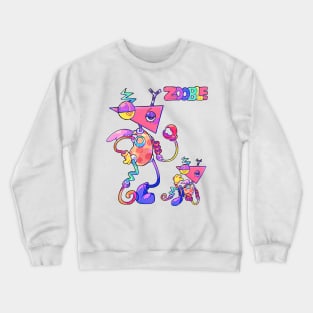 zooble sticker pack the amazing digital circus Crewneck Sweatshirt